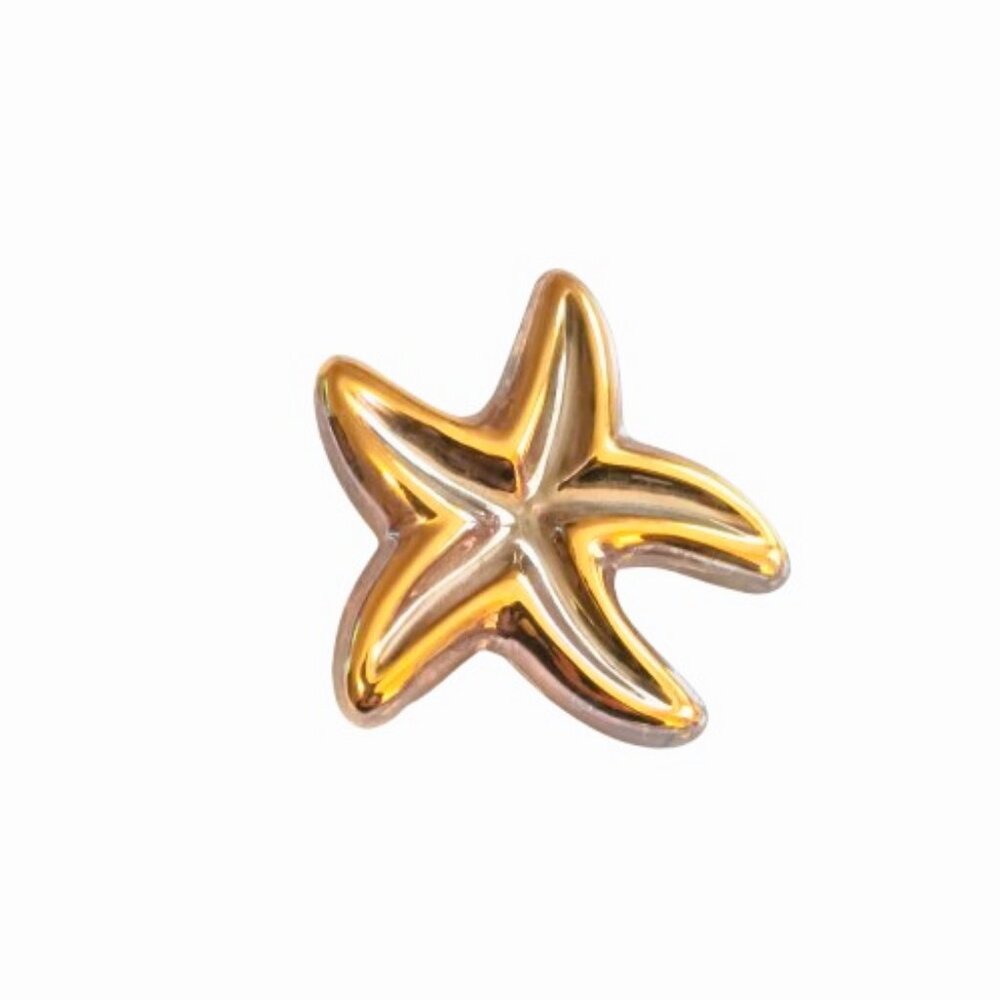 Best Starfish Brooch Pendant Gold & Silver Tone Nautical Pin